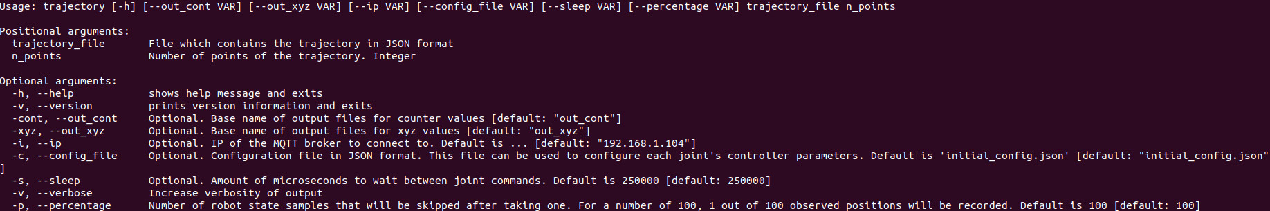 Trajectory script help